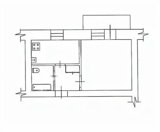 1-к кв. Кировская область, Киров ул. МОПРА, 6а (23.0 м) - Фото 2