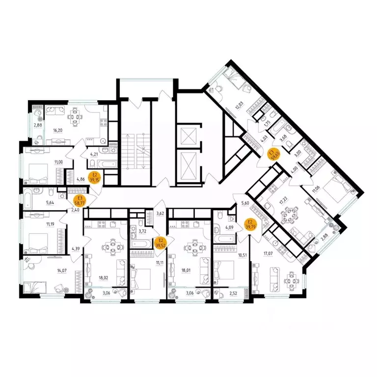 2-к кв. Рязанская область, Рязань ул. Земнухова (59.65 м) - Фото 1