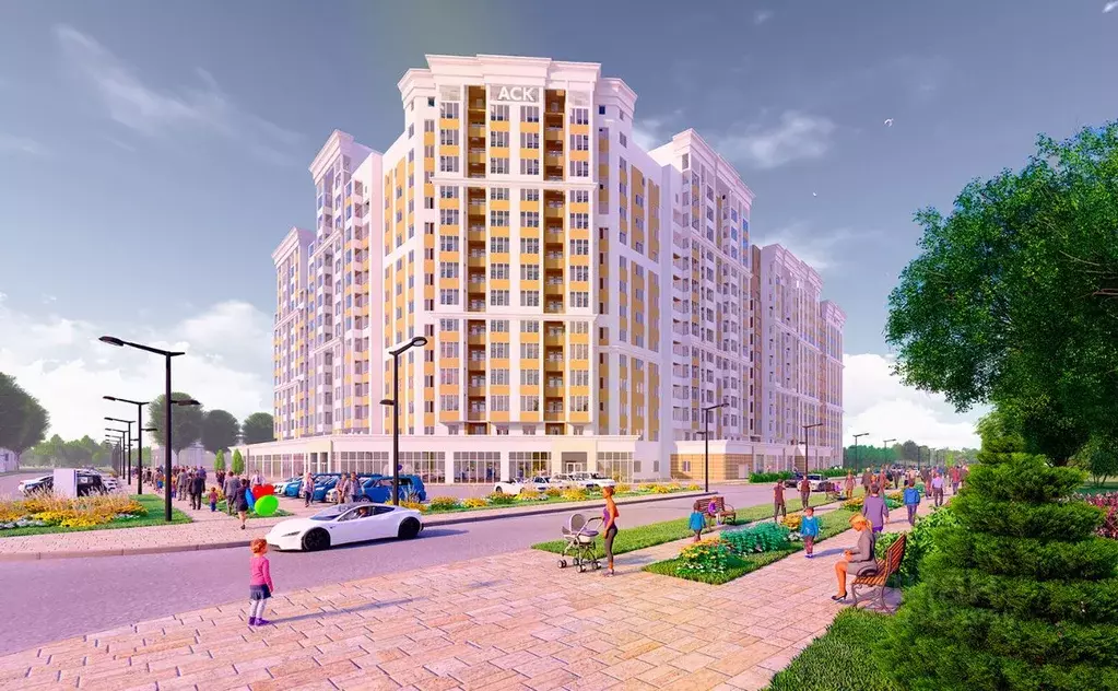 2-к кв. Краснодарский край, Краснодар Зеленодар жилой комплекс, ул. ... - Фото 2