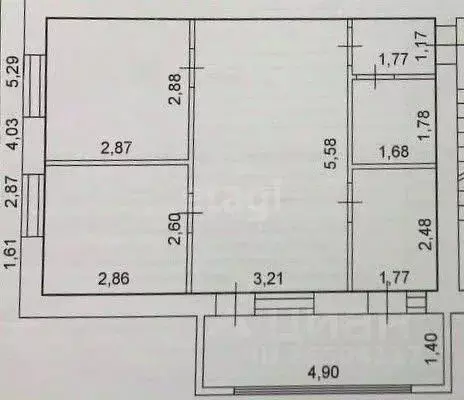 3-к кв. Севастополь ул. Льва Толстого, 20 (43.2 м) - Фото 0