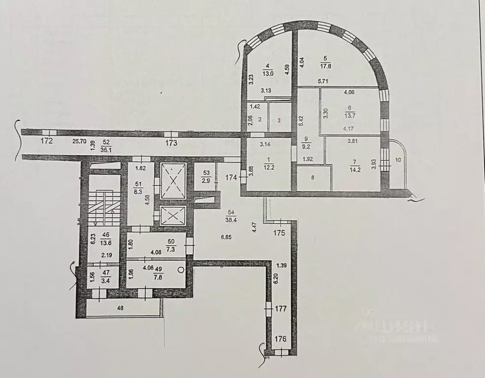 Квартира, 3 комнаты, 91.6 м - Фото 0