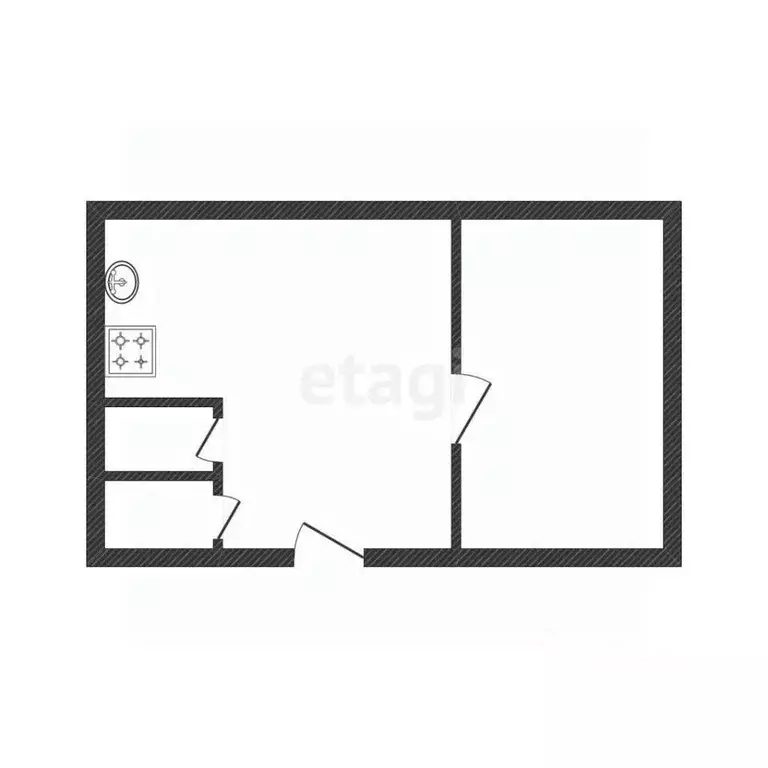 2-к кв. Белгородская область, Белгород ул. Костюкова, 36а (58.0 м) - Фото 1