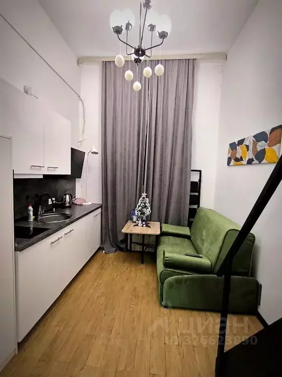 Студия Москва 1-я Хуторская ул., 2К2 (20.0 м) - Фото 1