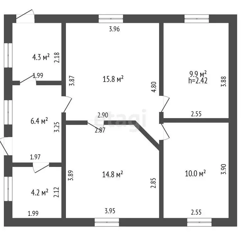 Дом в Тюменская область, Ишимский муниципальный округ, деревня ... - Фото 1