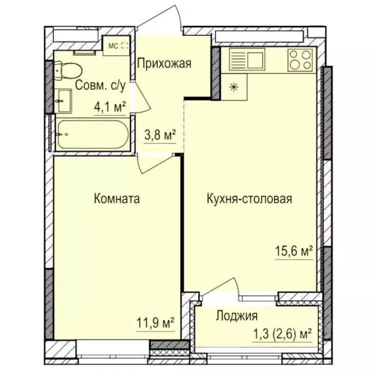 1-к кв. Удмуртия, Ижевск Буммаш жилрайон, Покровский жилой комплекс ... - Фото 1