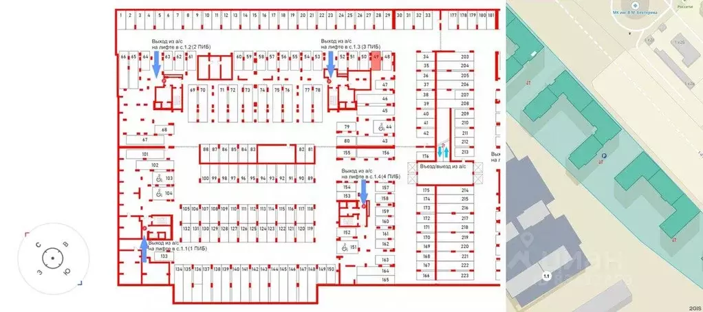 Гараж в Санкт-Петербург 1-й Предпортовый проезд, 1 (13 м) - Фото 1