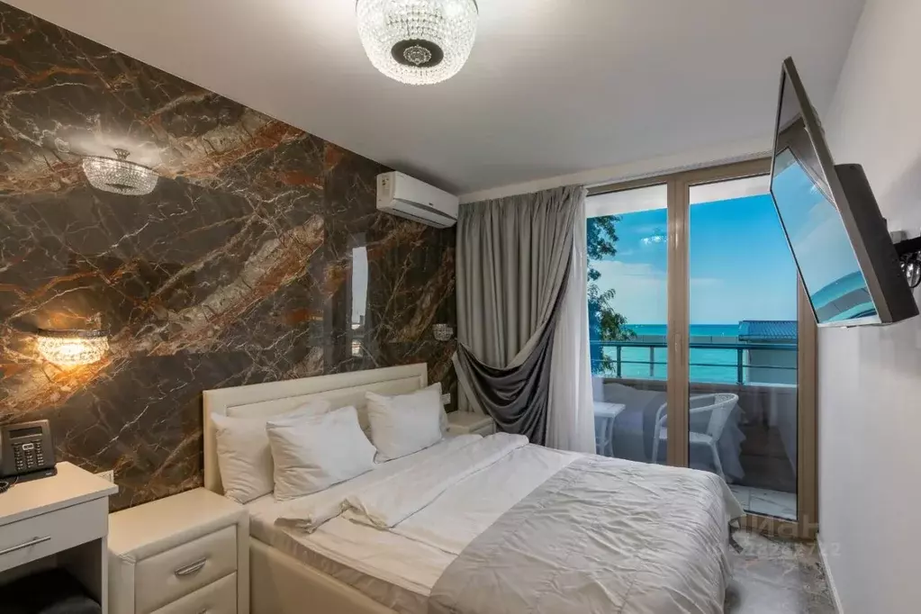 1-к кв. Краснодарский край, Сочи Центральный мкр, пер. Морской, 1/1Б ... - Фото 1