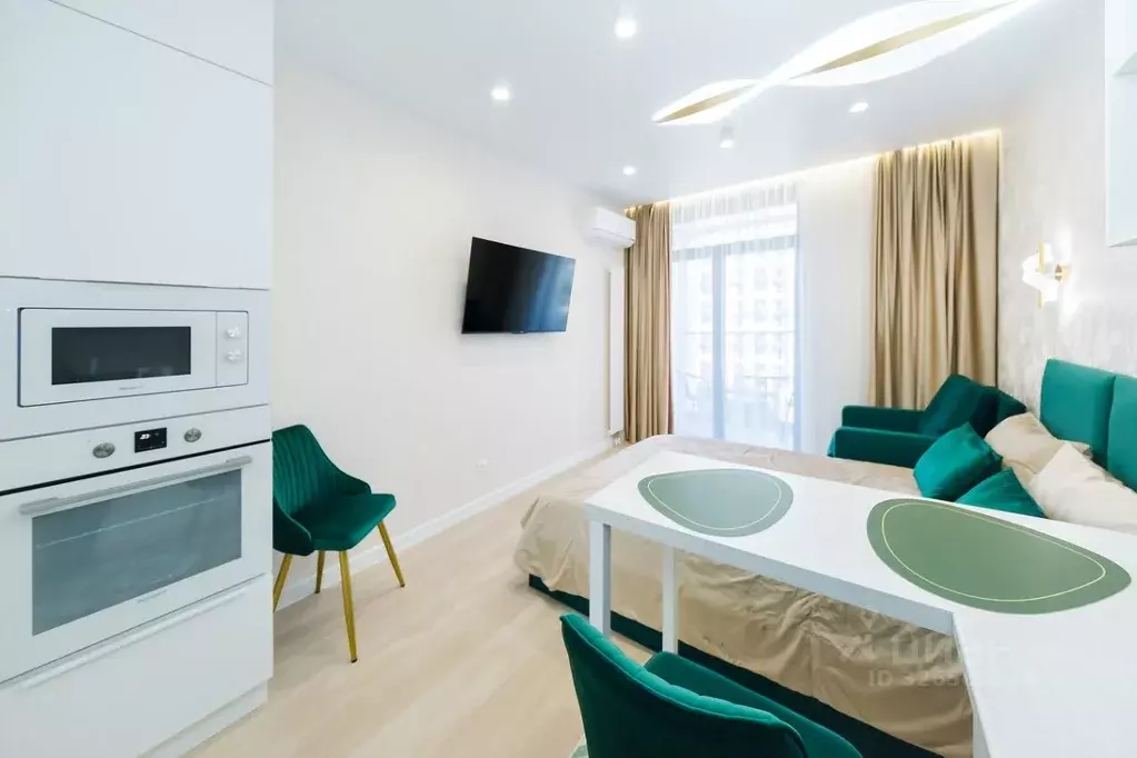 Студия Краснодарский край, Сочи Бытха мкр, ул. Ясногорская, 16/2к4 ... - Фото 0