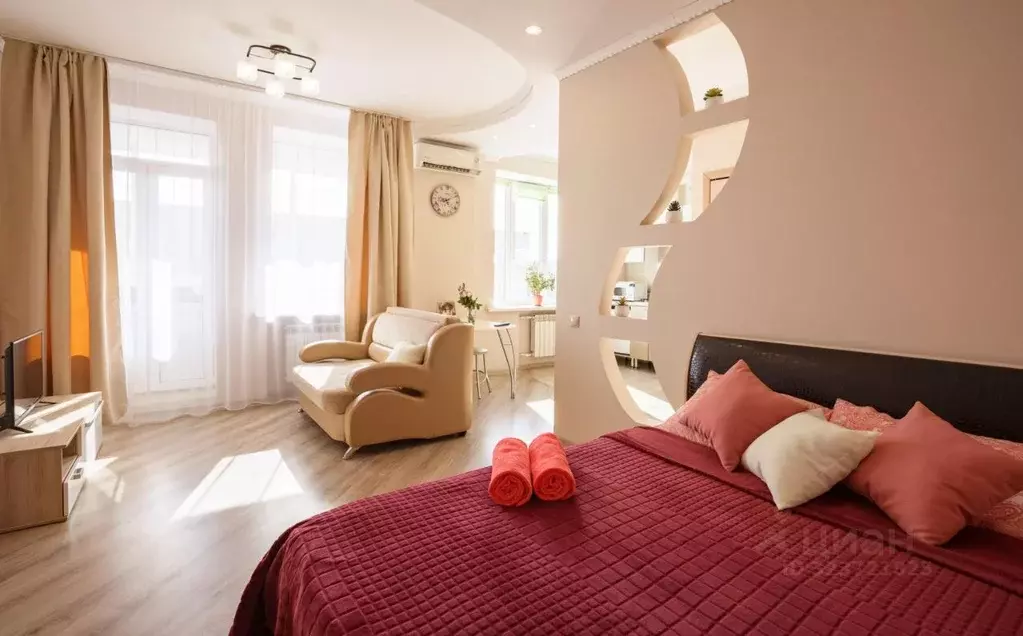 1-к кв. Тульская область, Тула Советская ул., 57 (30.0 м) - Фото 2