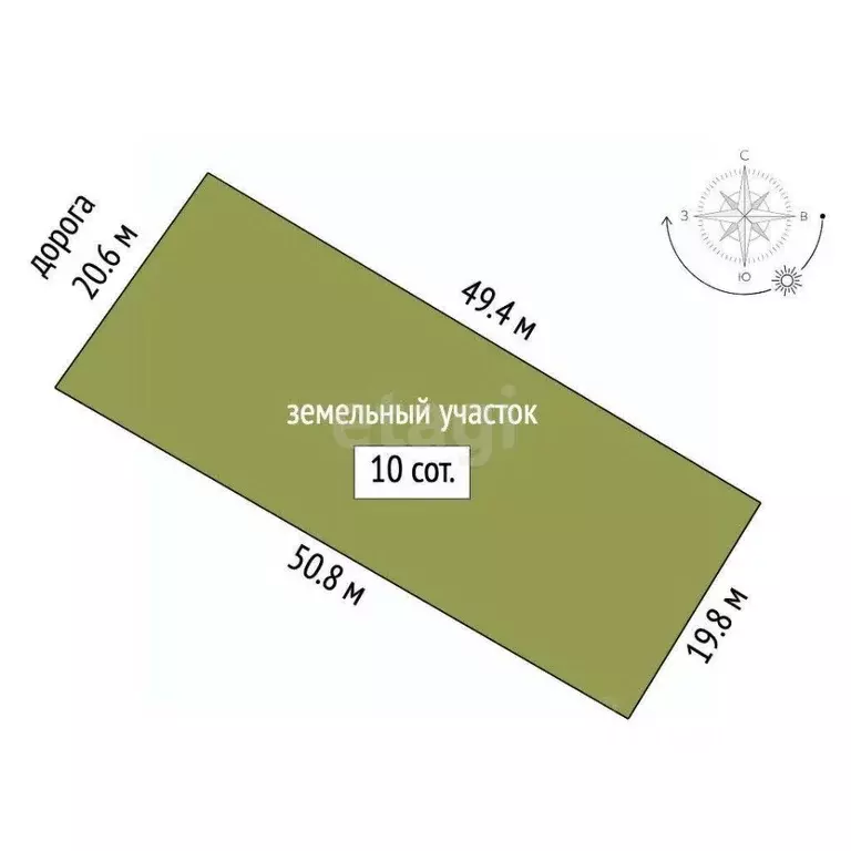 Участок в Мордовия, Лямбирский район, с. Берсеневка ул. Первомайская, ... - Фото 2