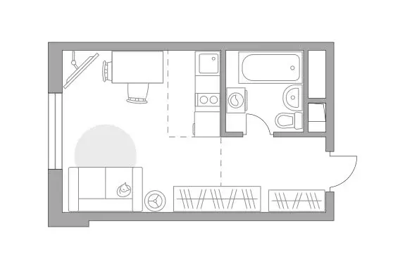 Квартира-студия: Московская область, городской округ Красногорск, село ... - Фото 1