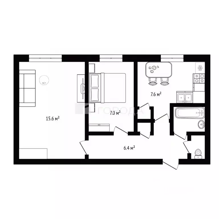 2-к кв. Алтайский край, Топчихинский район, с. Топчиха Яблочная ул., ... - Фото 2