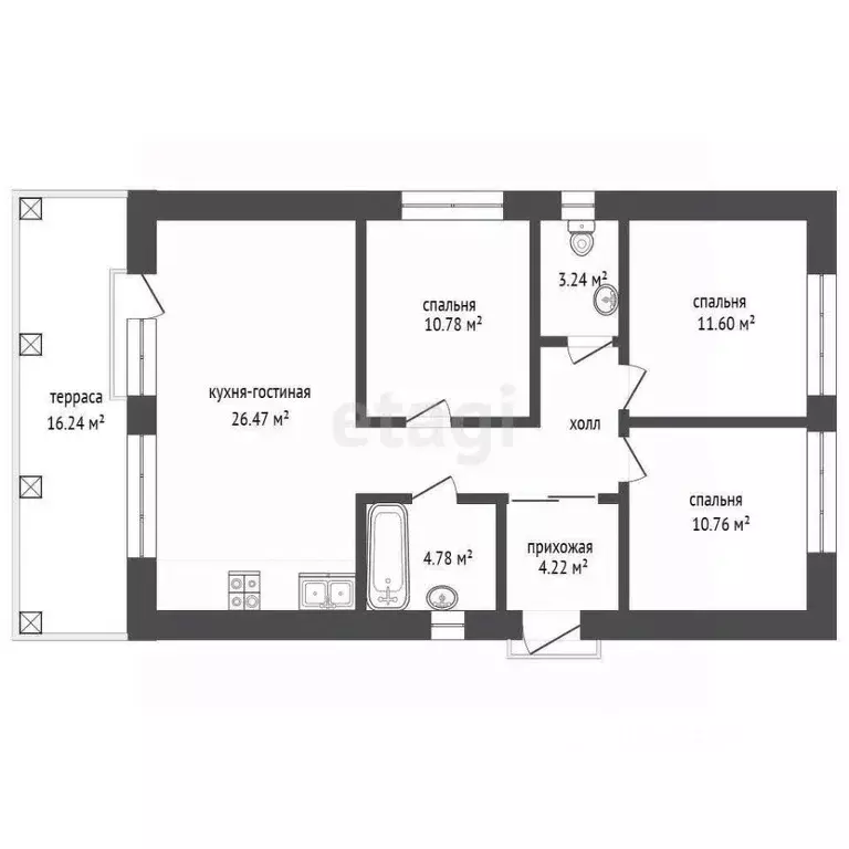 Дом в Тюменская область, Тюмень Царево садовое товарищество, ул. ... - Фото 2