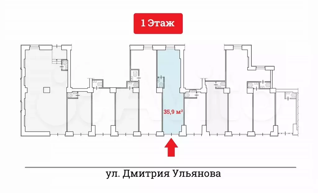 Продажа Торгового помещения - 35,9 м - Фото 0