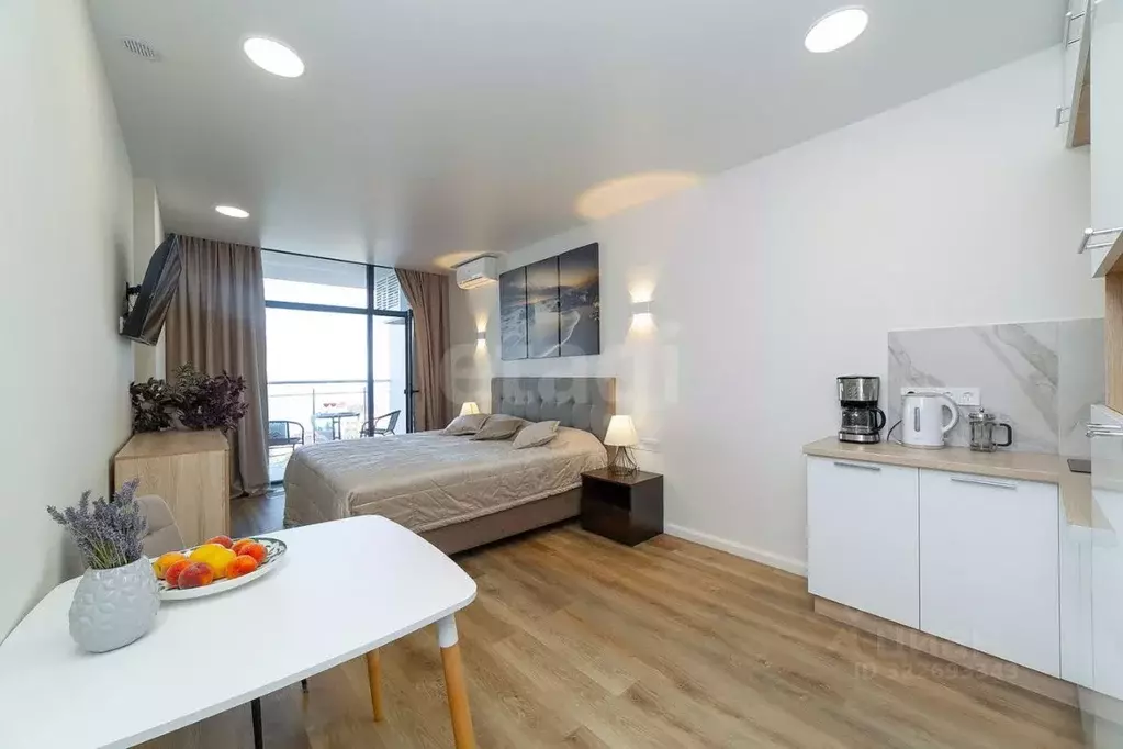 Студия Крым, Алушта ул. Западная (30.2 м) - Фото 2