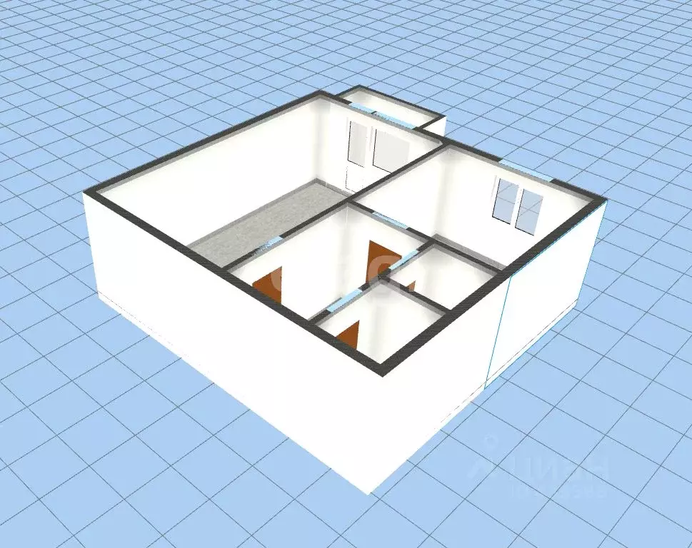 1-к кв. Белгородская область, Губкин ул. Кирова, 43В (37.6 м) - Фото 2