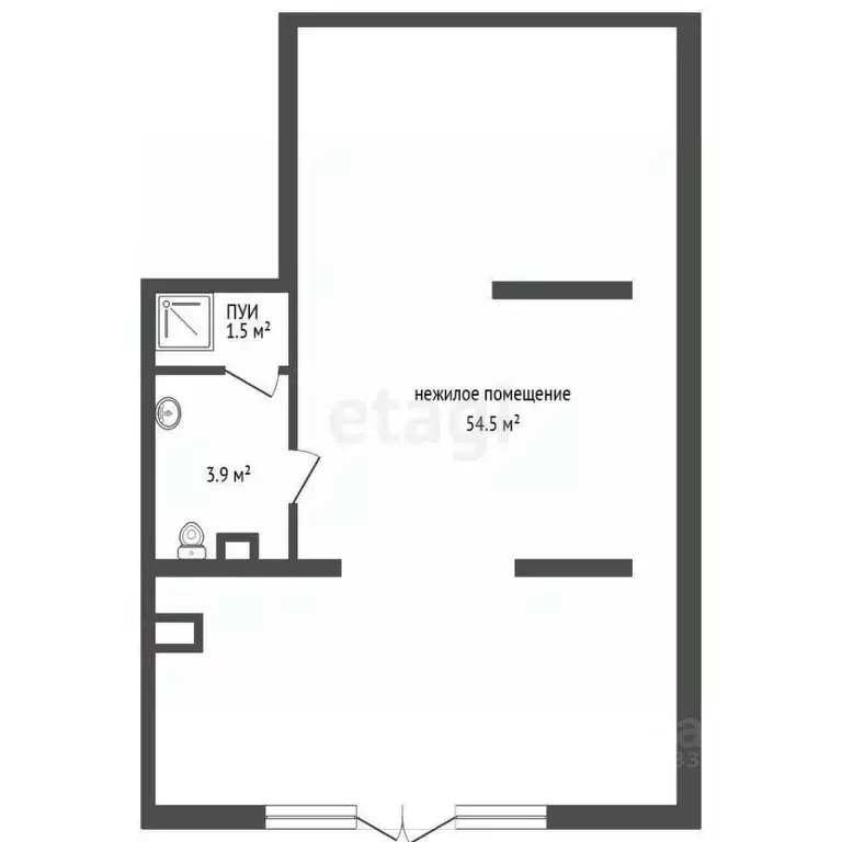 Помещение свободного назначения в Тюменская область, Тюмень ул. ... - Фото 2