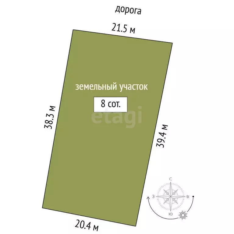 Участок в Тюмень (8 м) - Фото 0