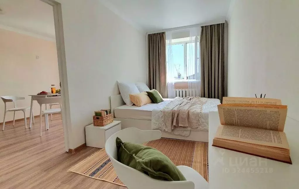 2-к кв. Кабардино-Балкария, Нальчик Кабардинская ул., 7 (47.0 м) - Фото 1