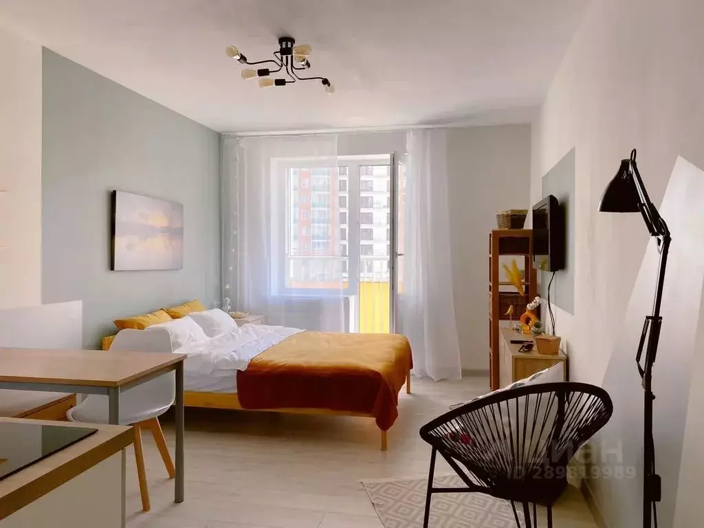 Студия Ленинградская область, Мурино Всеволожский район, ул. ... - Фото 2