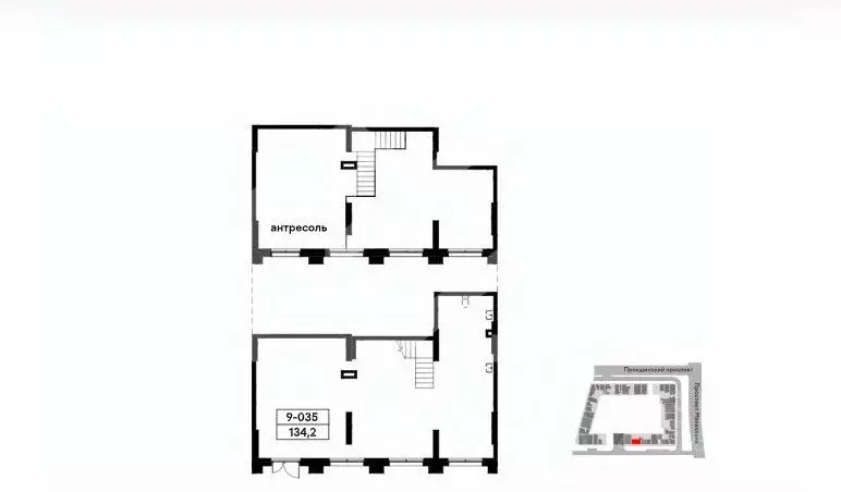 Торговая площадь в Москва Прокшино жилой комплекс (134 м) - Фото 2