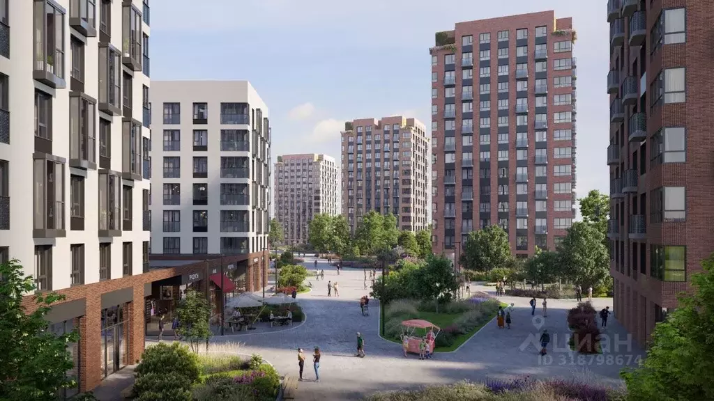 Студия Москва Новые Ватутинки жилрайон, Заречный мкр,  (21.8 м) - Фото 1