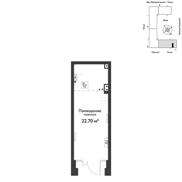 Торговая площадь (22.7 м) - Фото 2