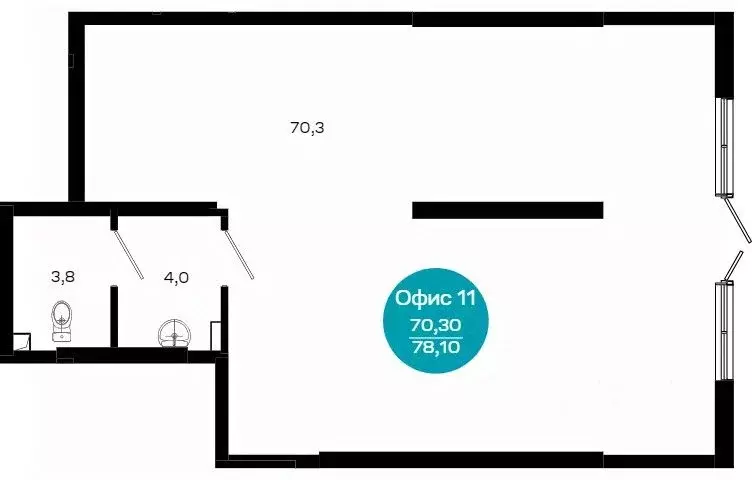 Помещение свободного назначения в Краснодарский край, Новороссийск ... - Фото 1