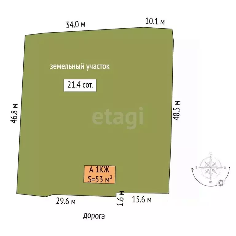 Дом в Тюменская область, Ярковский муниципальный округ, пос. Веселый ... - Фото 2