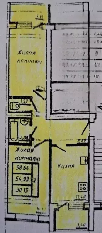 2-к кв. Башкортостан, Ишимбай бул. Заки Валиди, 4 (55.9 м) - Фото 1