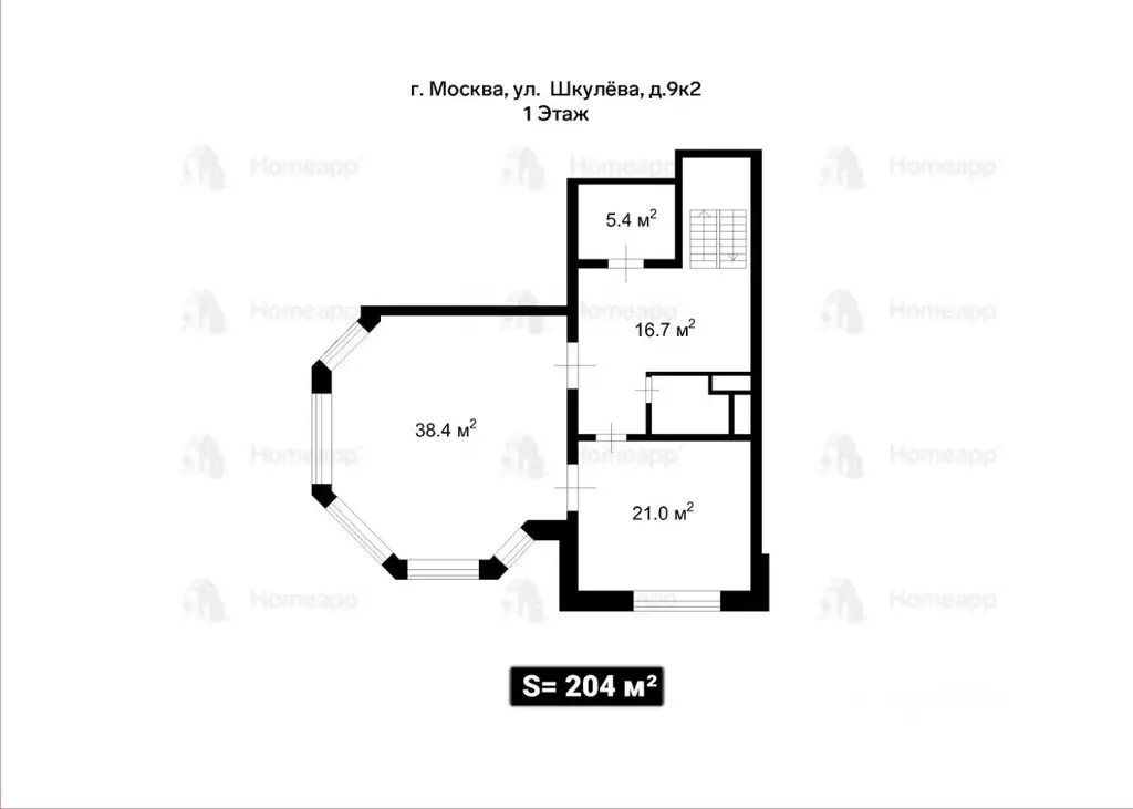 4-к кв. Москва ул. Шкулева, 9К2 (204.0 м) - Фото 2