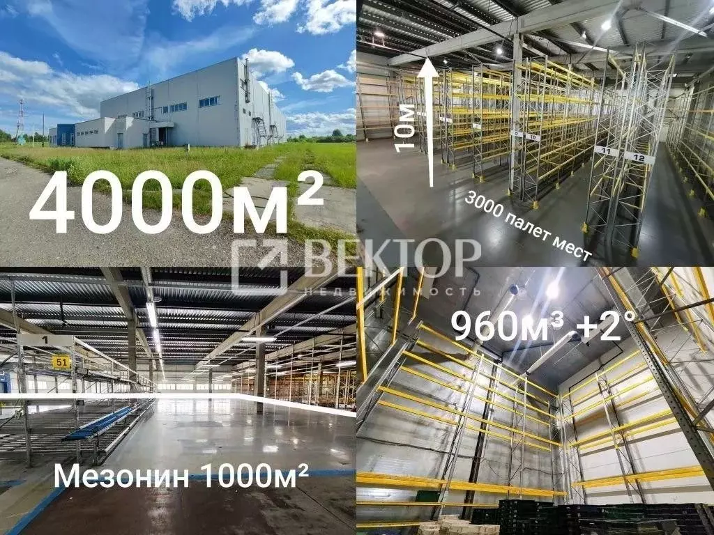 Склад в Ивановская область, Лежневское с/пос, с. Ухтохма  (4000 м) - Фото 1