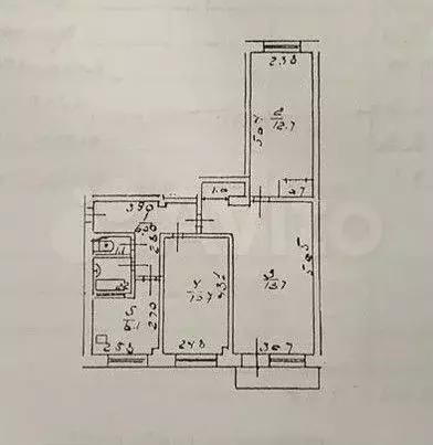 3-к. квартира, 59,2 м, 4/5 эт. - Фото 0