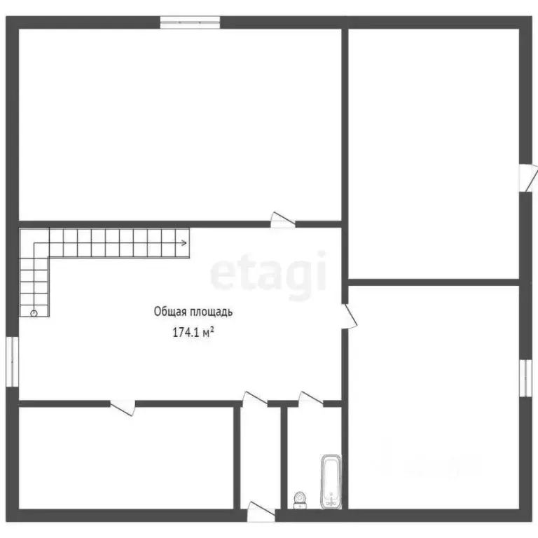 Дом в Брянская область, Жуковка пер. Первомайский (174 м) - Фото 1