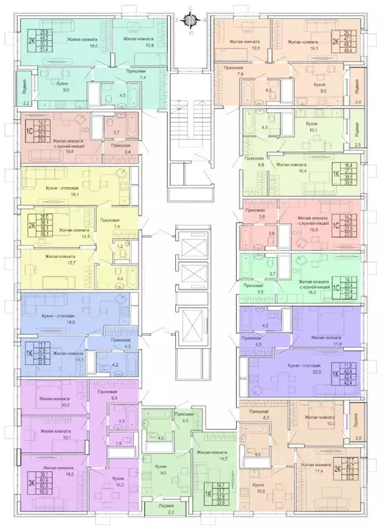 1-к кв. Московская область, Мытищи Леонидовка мкр,  (32.9 м) - Фото 1