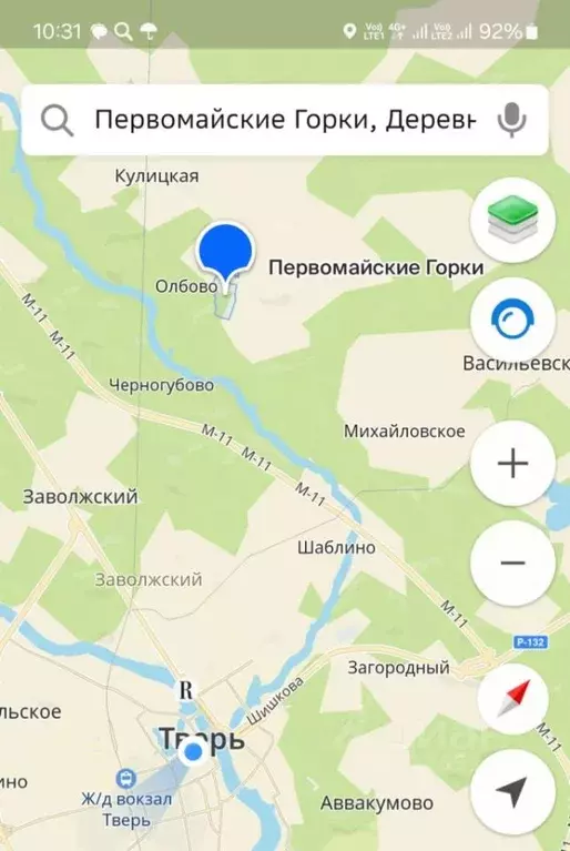 Участок в Тверская область, Калининский муниципальный округ, д. ... - Фото 1