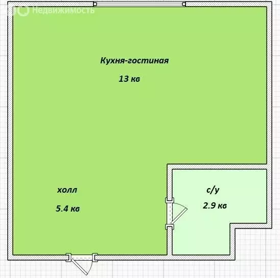 Квартира-студия: Люберцы, микрорайон Зенино ЖК Самолёт, Некрасовский ... - Фото 0