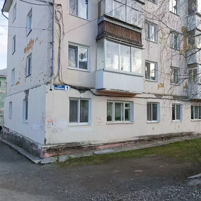 1-к кв. Свердловская область, Кушва ул. Майданова, 1 (29.0 м) - Фото 1
