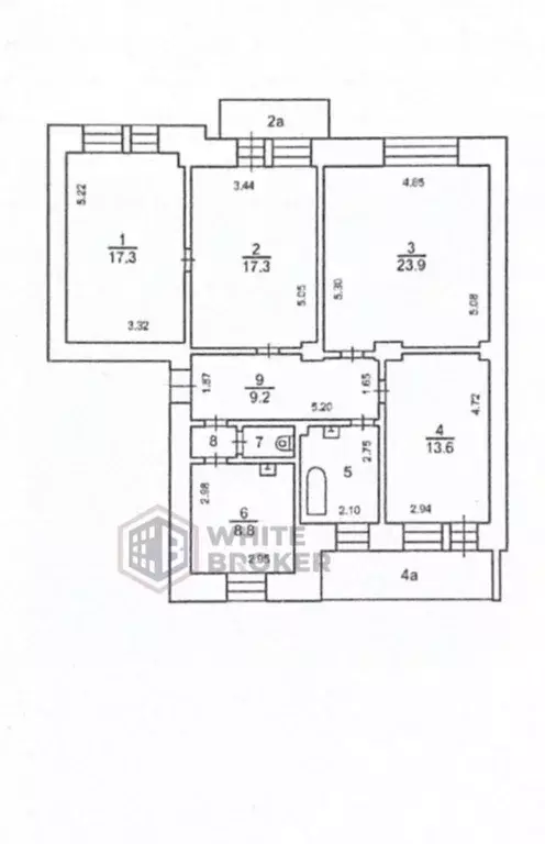 4-к кв. Московская область, Дзержинский ул. Бондарева, 23 (98.0 м) - Фото 0