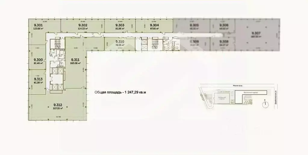 Офис в Москва проезд Жуков, вл8 (1247 м) - Фото 2