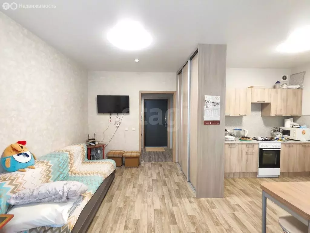 Квартира-студия: Красноярск, Свердловская улица, 6К (29.1 м) - Фото 1