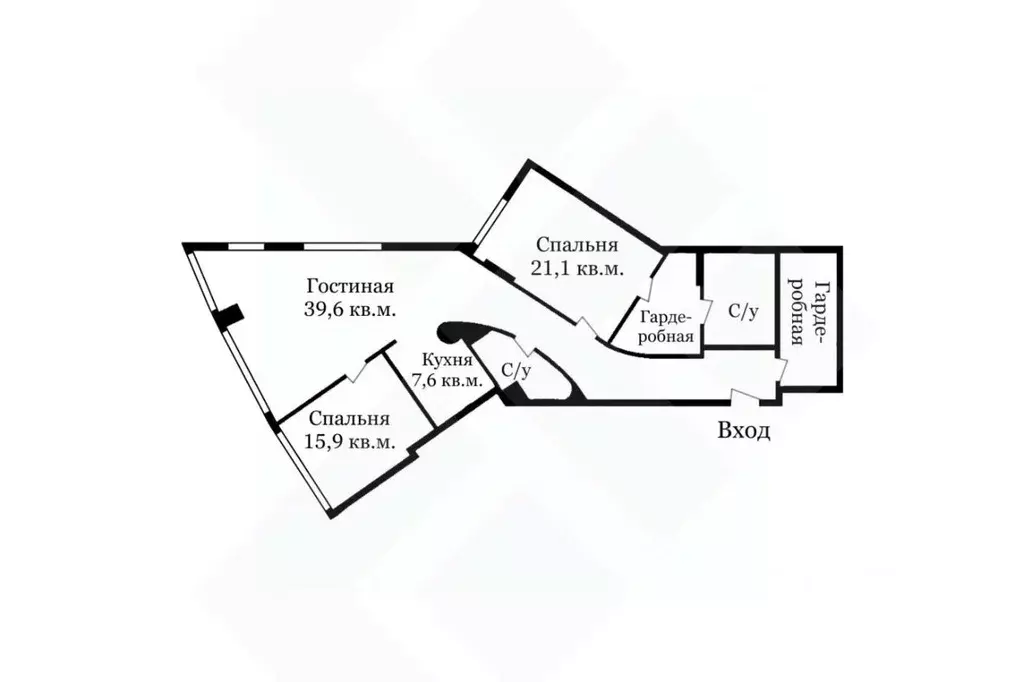 3-к кв. Москва ул. Новый Арбат, 32 (135.0 м) - Фото 1