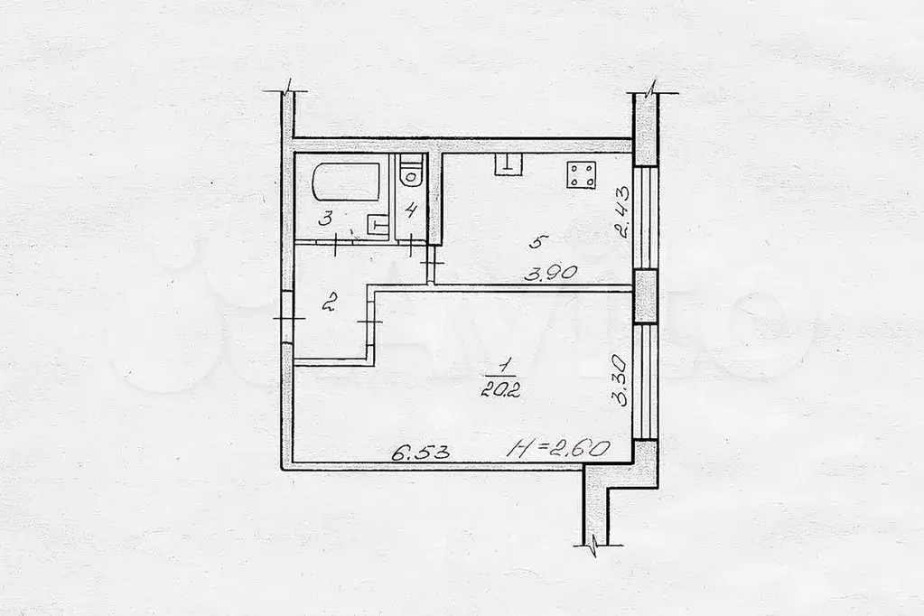 1-к. квартира, 35,8 м, 2/9 эт. - Фото 0