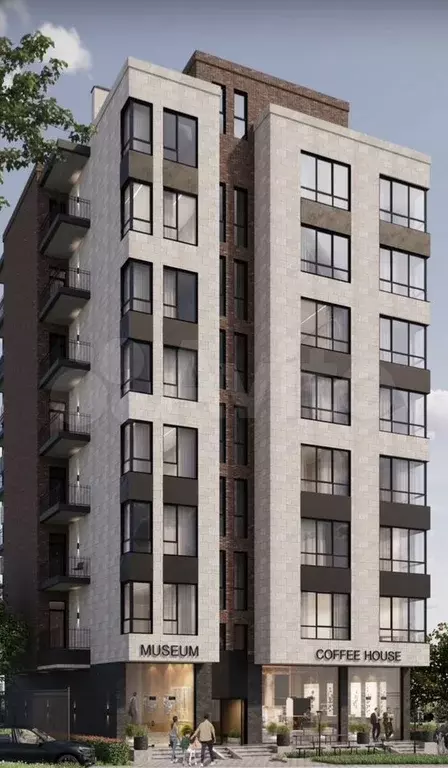 Квартира-студия, 27 м, 3/8 эт. - Фото 1