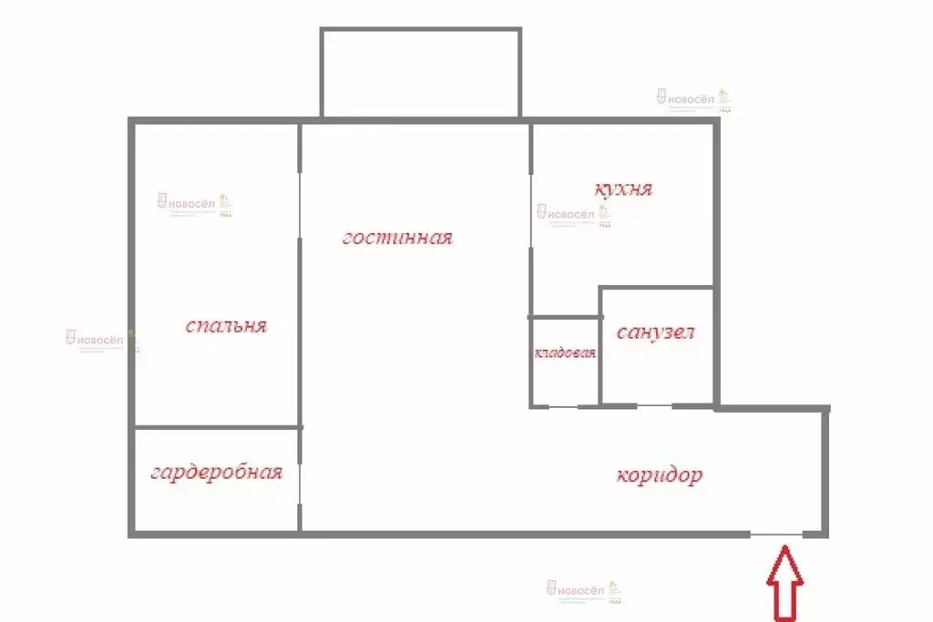 2-комнатная квартира: Екатеринбург, улица Индустрии, 94А (44.6 м) - Фото 1
