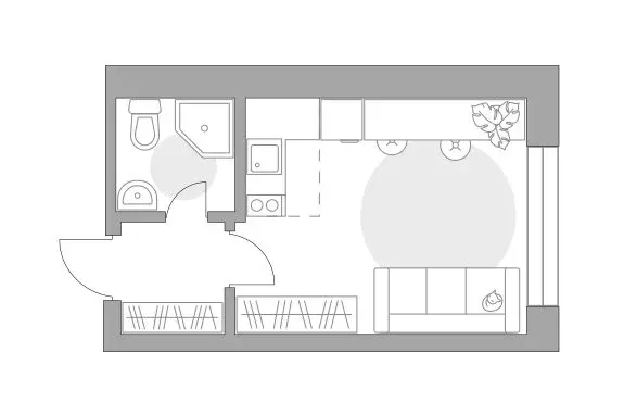 Квартира-студия: Балашиха, 39-й микрорайон, жилой комплекс Пехра, к8 ... - Фото 1