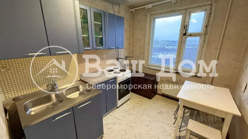 1-к кв. Мурманская область, Североморск ул. Гаджиева, 7 (30.2 м) - Фото 1