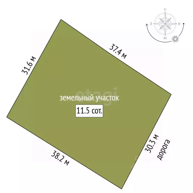 Участок в Ленинградская область, Кировский район, Мгинское городское ... - Фото 2