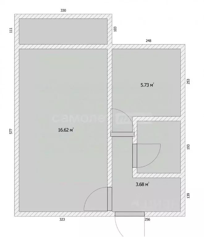 1-к кв. Московская область, Долгопрудный Лихачевское ш., 31 (30.2 м) - Фото 2