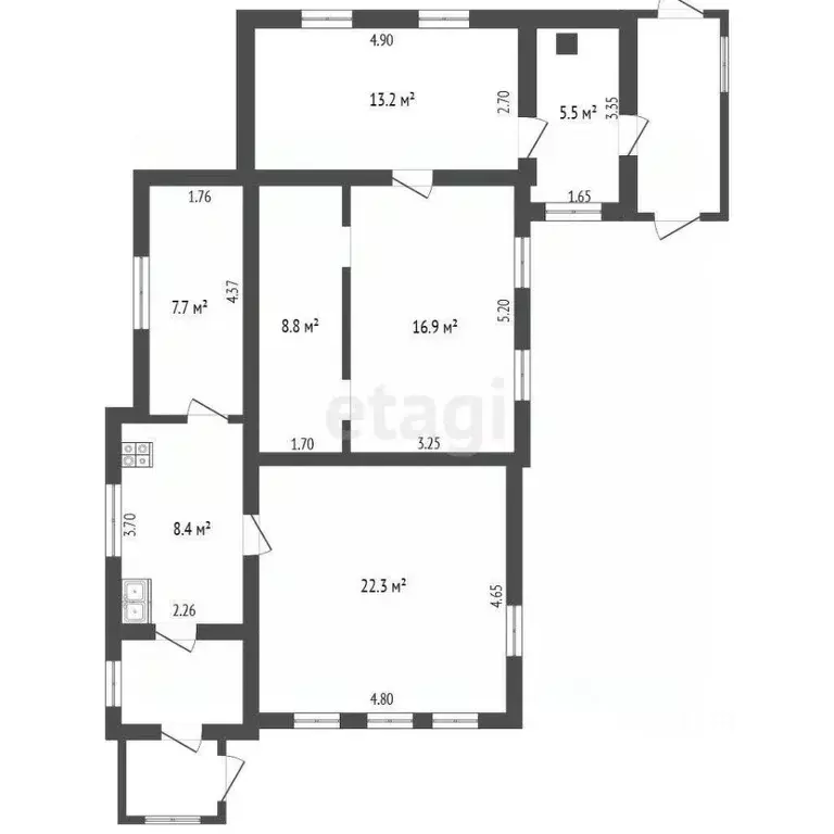Дом в Мордовия, Саранск ул. Борина, 21 (83 м) - Фото 2